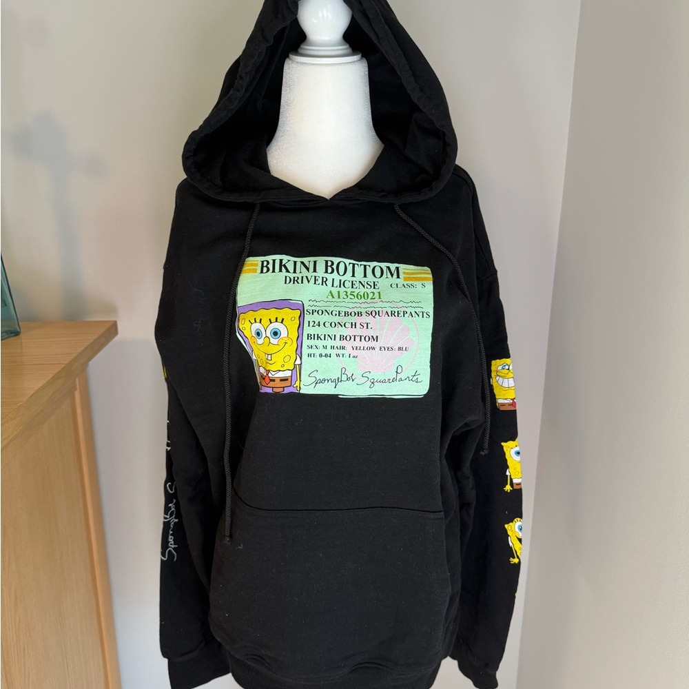Nickelodeon Black SpongeBob Hoodie